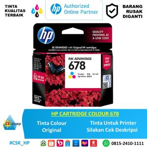 HP CARTRIDGE COLOUR 678