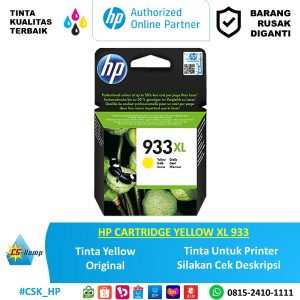 HP CARTRIDGE YELLOW XL 933