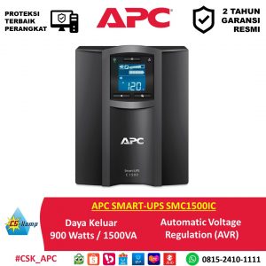 APC Smart-UPS SMC1500IC | 1500VA | 230V | Tower | LCD | SmartConnect Port