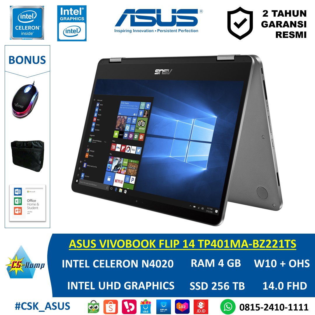 ASUS TP401 14型薄型・コンパクト/Office2024/Win11 Amazon.co.jp: ASUS (エイスース) モバイルノートPC VivoBook Flip 14