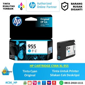 HP CARTRIDGE CYAN XL 955
