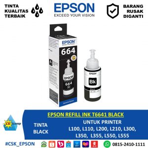 EPSON REFILL INK T6641 BLACK