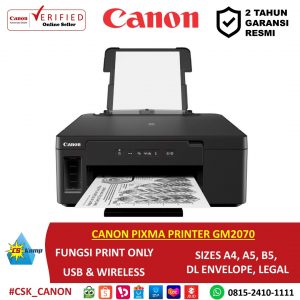 CANON PIXMA PRINTER GM2070 | Print Only | Wireless | USB