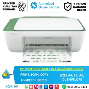HP PRINTER DESKJET INK ADVANTAGE 2337 | Print, Scan, Copy | A4, B5, A6 | USB