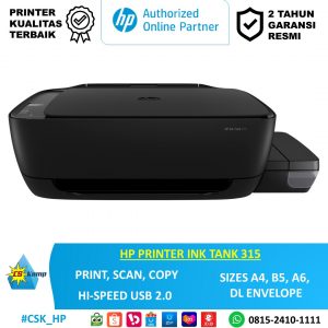 HP PRINTER INK TANK 315 | Print | Scan | Copy | USB