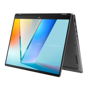 LAPTOP ASUS VIVOBOOK FLIP 14 TP3407SA-OLED5152M (Matte Grey) - Intel Core Ultra 5 226V - RAM 16GB - SSD 512GB