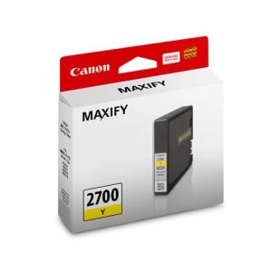 CANON CARTRIDGE TINTA PGI-2700 COLOR YELLOW ORIGINAL